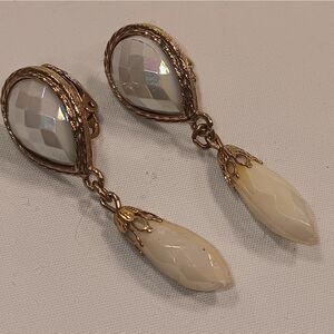 Women's faux pearl earrings